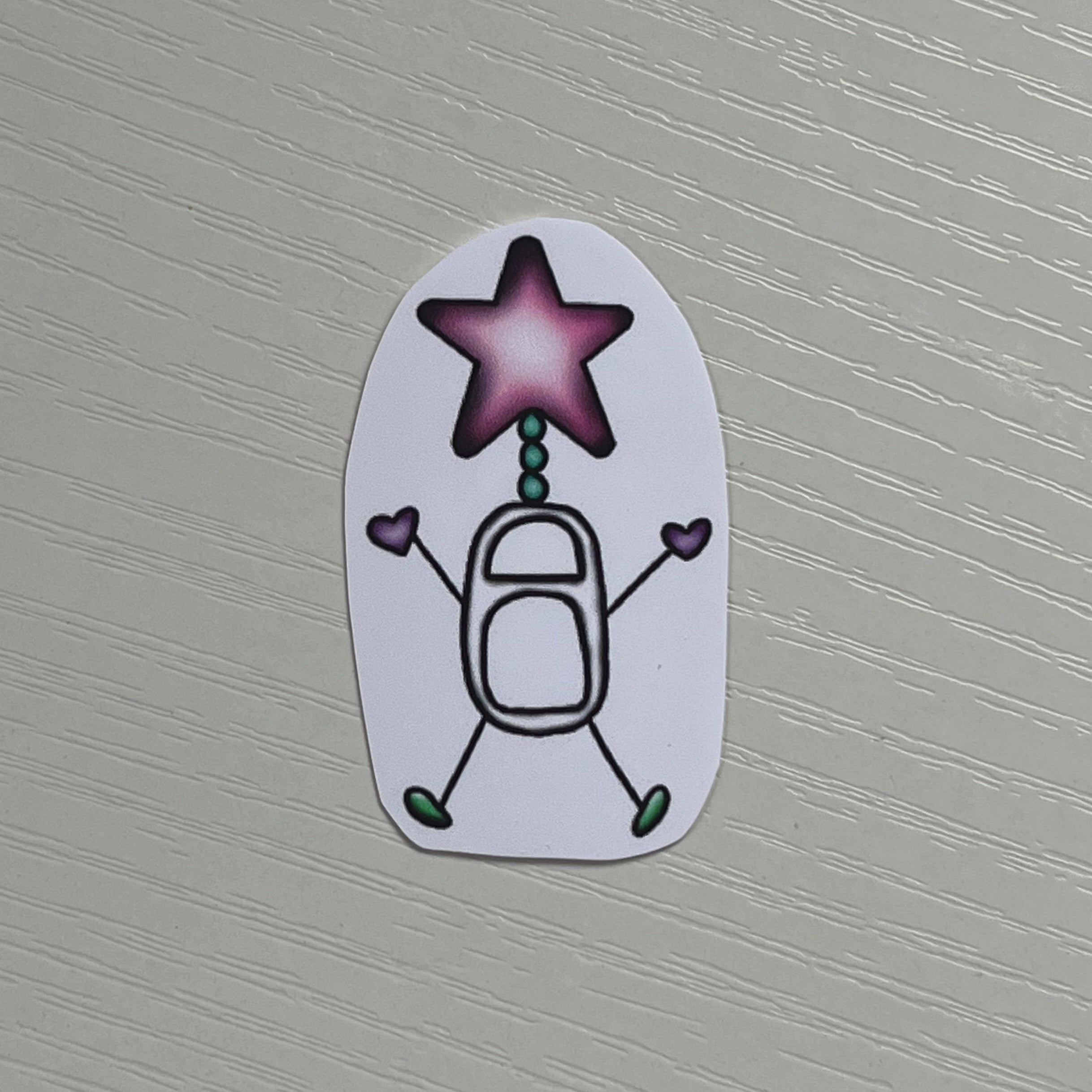 The Pink Star Bestie Sticker
