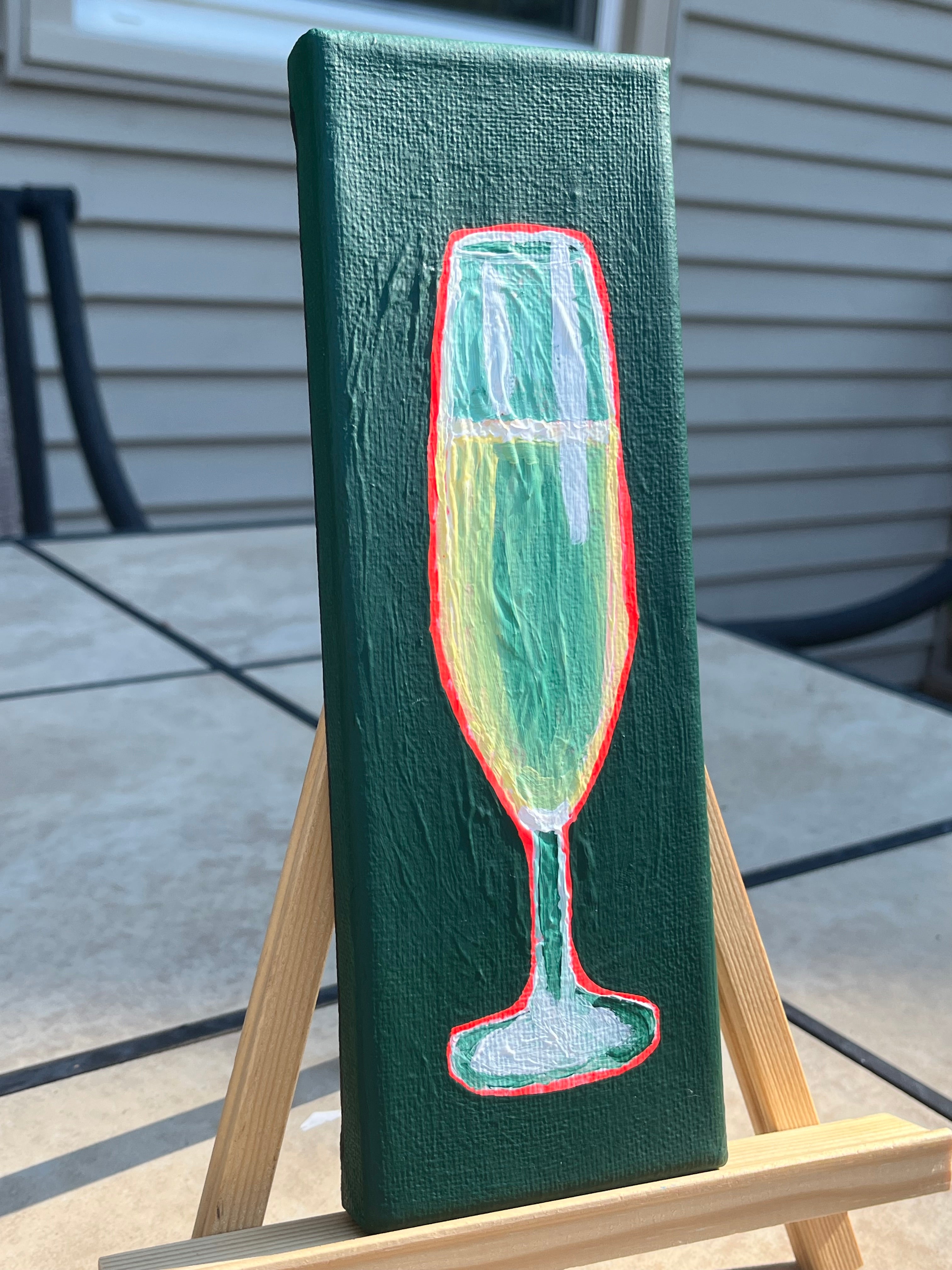 "Champagne" 9 x 3 Inch Original