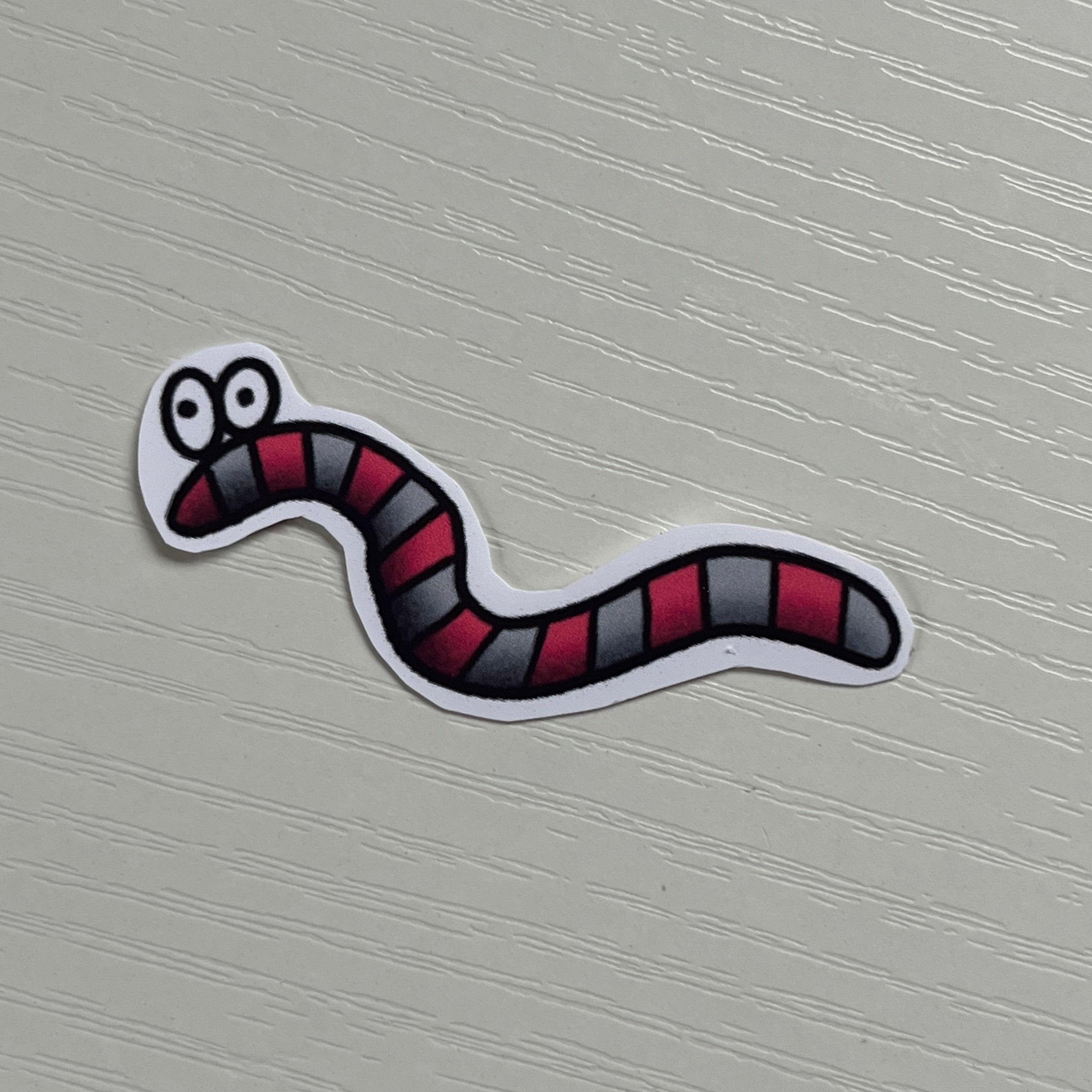 The Worm Sticker