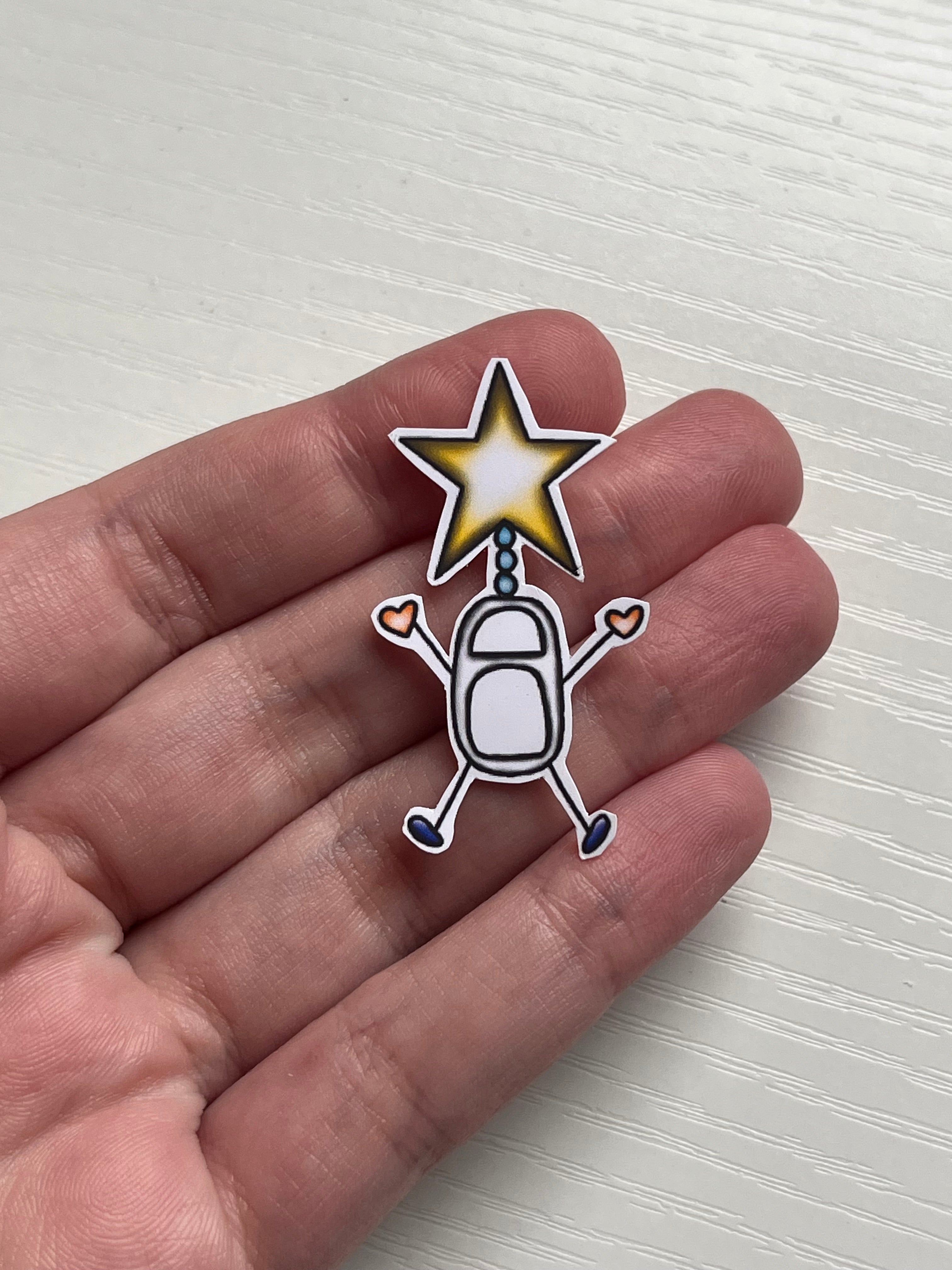 The Yellow Star Bestie Sticker