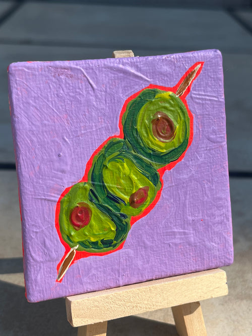 "Olives" - 2.5 x 2.5 Inch Original