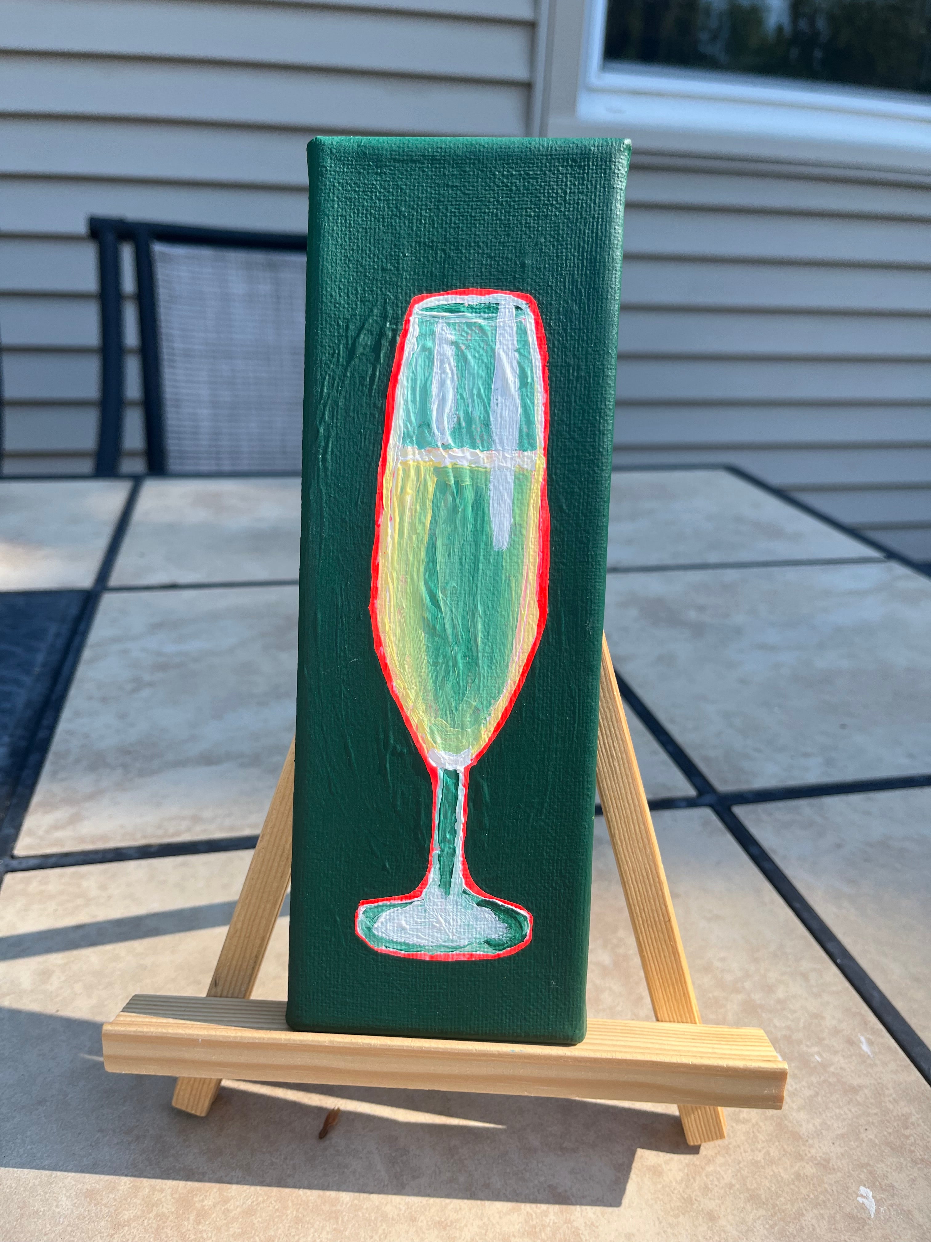"Champagne" 9 x 3 Inch Original