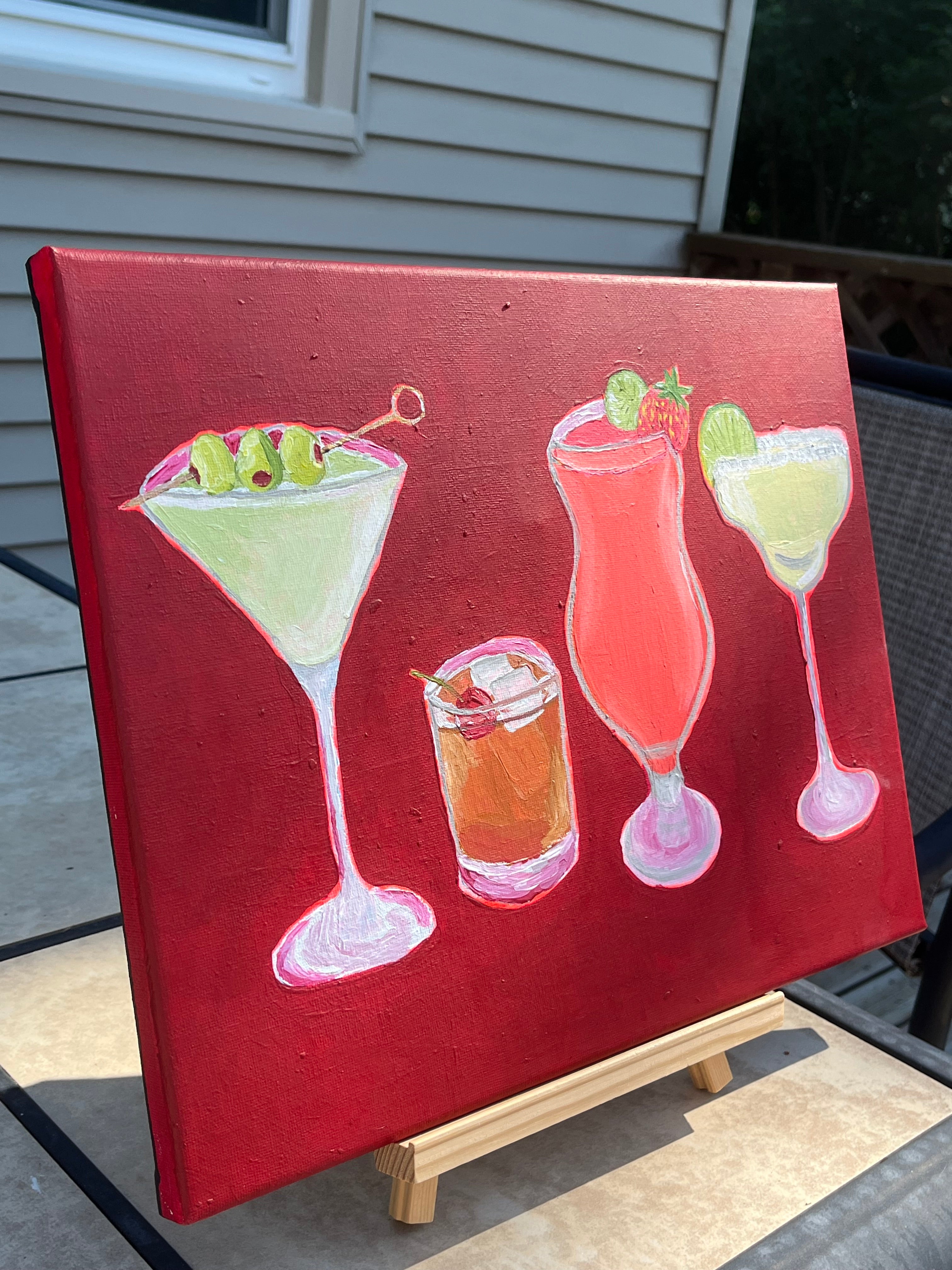 "Drinks" - 11 x 14 Inch Original