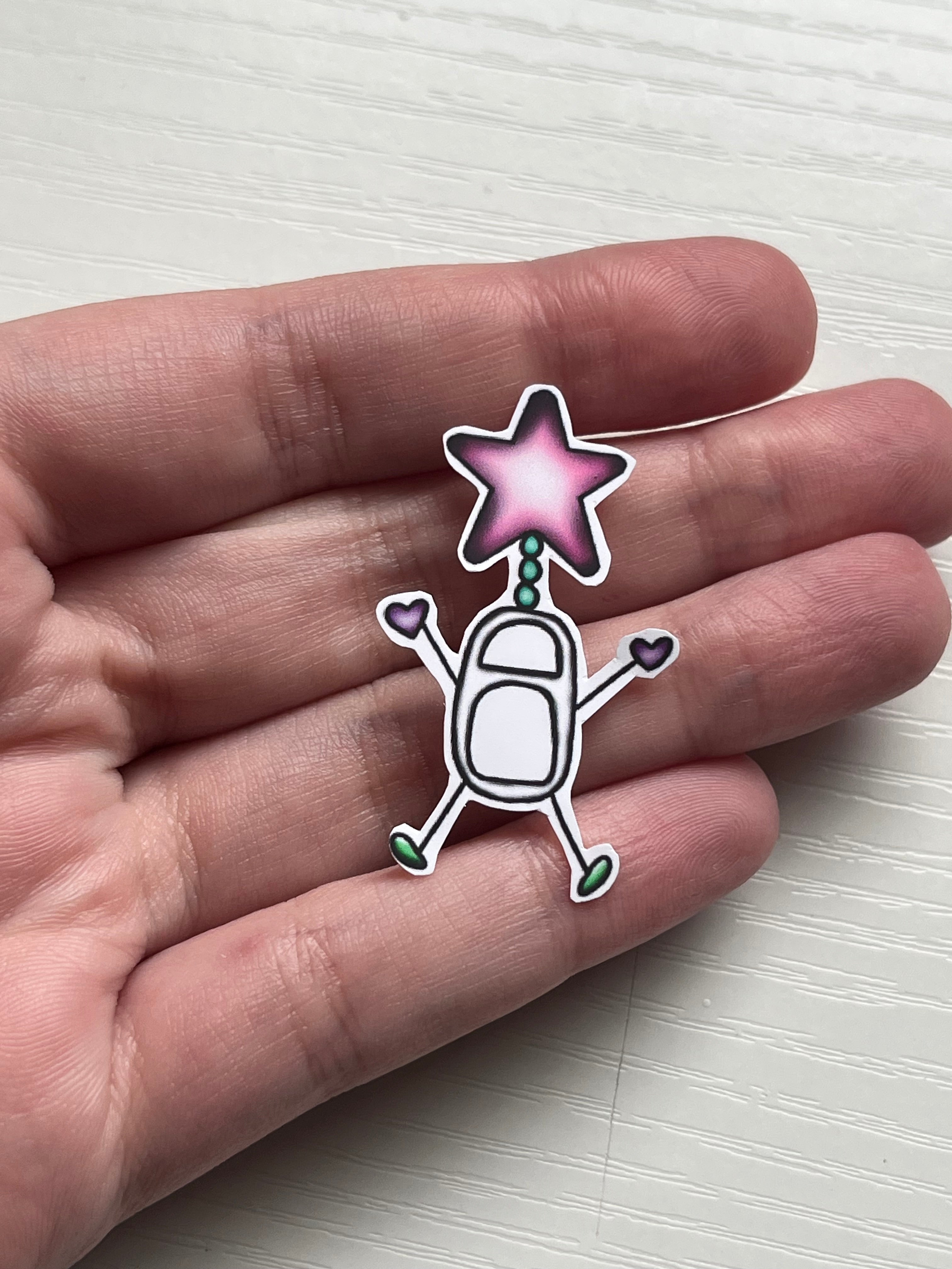 The Pink Star Bestie Sticker
