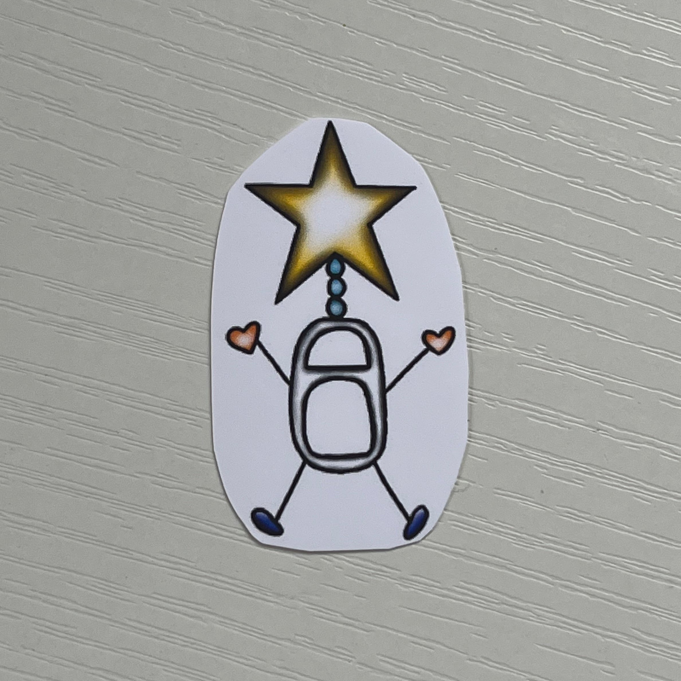 The Yellow Star Bestie Sticker