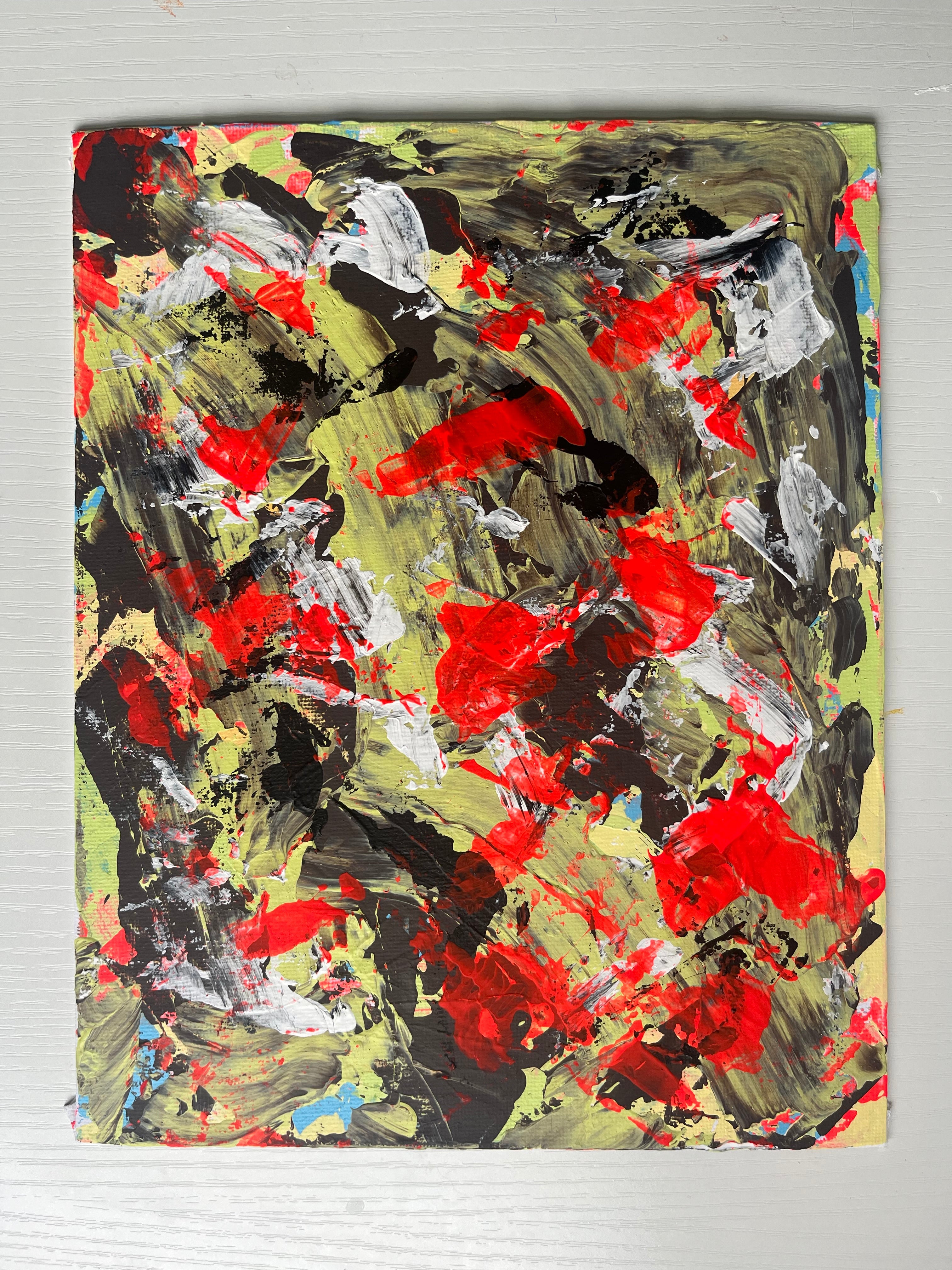 Aftermath Edition 2 - 8x10 Original Acrylic Painting