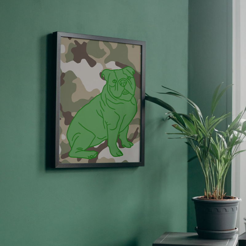 Digital Vivid Custom Pet Portrait